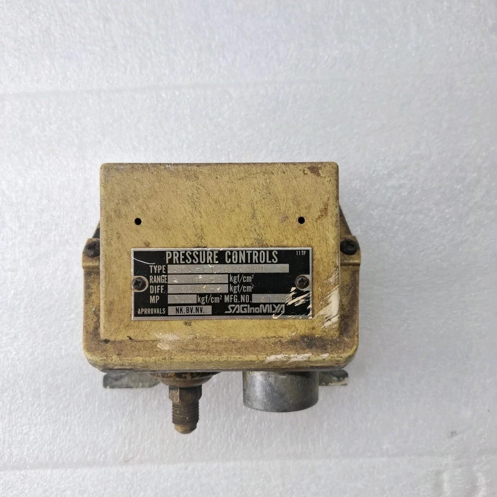 SAGINOMIYA SNS-C106PQ001 PRESSURE CONTROLS SNS-C106PQ001